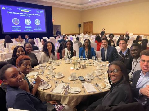 BLSA-Queen's members at the Violet King Women of Excellence Luncheon held on Feb. 17 during BLSA-Canada’s national conference in Halifax.