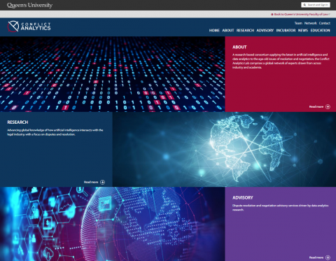 A research-based consortium applying the latest in artificial intelligence and data analytics to the age-old issues of resolution and negotiation, the Conflict Analytics Lab comprises a global network of experts drawn from across industry and academia. 