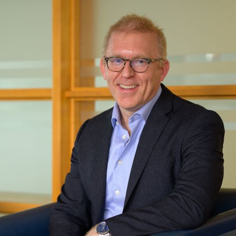 Professor Darryl Robinson is inducted into the Royal Society of Canada for his substantial contributions to the development of international law, including transnational jurisprudence on crimes against humanity. (Photo by Luke Kroeker)