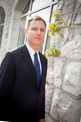 David Kerzner, Law’90, PhD ’15, on Queen’s campus for his graduation in spring 2015 (Photo by Greg Black)