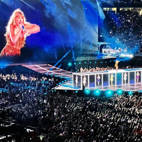 Taylor Swift performs at Gillette Stadium in Foxborough, Mass. in May 2023. The musician recently performed six sold-out shows in Toronto as part of her Eras Tour. (Photo by Stephen Mease/Unsplash)